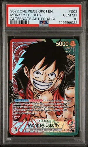 Monkey D Luffy Romance Dawn 2022 Monkey D Luffy Romance Dawn Alt Art