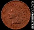 1887 Indian Head Cent- Scarce Better Date No Reserve #J3184
