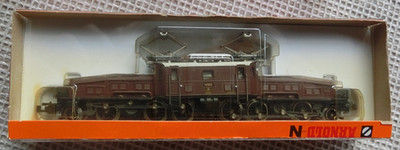 Spur N  ARNOLD 2468 seltene , braune  Elok ,''Krokodil'' Neu in OVP