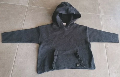 Pull à capuche fille 3 ans noir marque Tape à l’œil - Photo 1/3