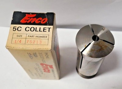 New ENCO 5C Lathe Mill Collet Size 1/4 CNC Chucker Free Shipp