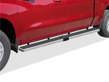 APS 6" Wheel-to-Wheel Side Steps Fit 19-25 Silverado Sierra Crew Cab 5.5ft Bed