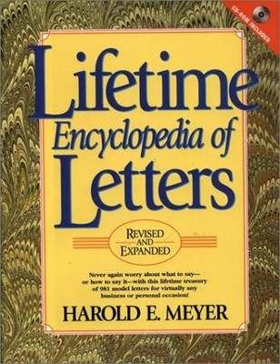 Lifetime Encyclopedia of Letters by Meyer, Harold E., Good Book