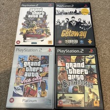 Grand Theft Auto Bundle-GTA 3/Vice City/San Andreas / The getaway (PS 2)