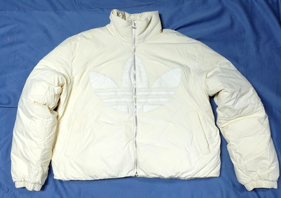 Adidas Adicolor Big Logo Puffer Jacket IK5991 Wonder White Asian Fit XL