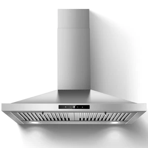 Range Hood 30 inch,450 CFM Touch Control,3 Speed ,with LED Light Baffle Filters