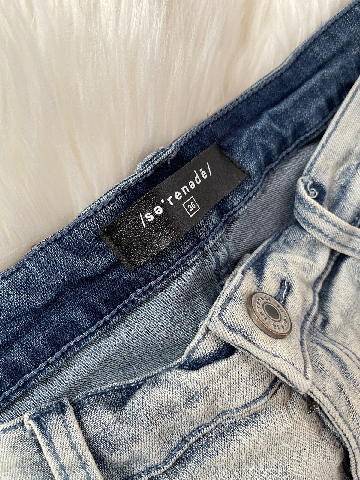 Serenade Freestyle Patchwork Colorful Skinny Dist… - image 8