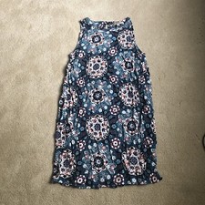 colorful mandala paterned loft size s dress 