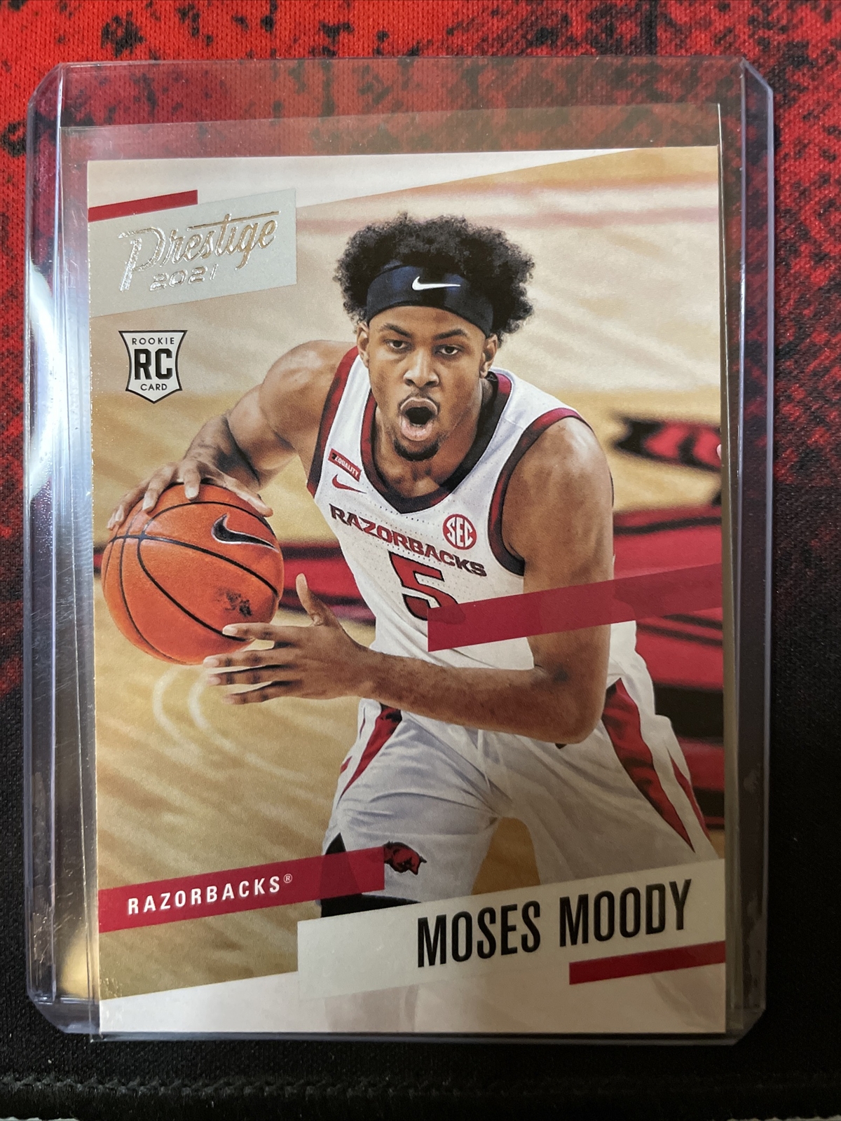 2021 Panini Chronicles Prestige Draft Picks Moses Moody #379 RC Rookie Card