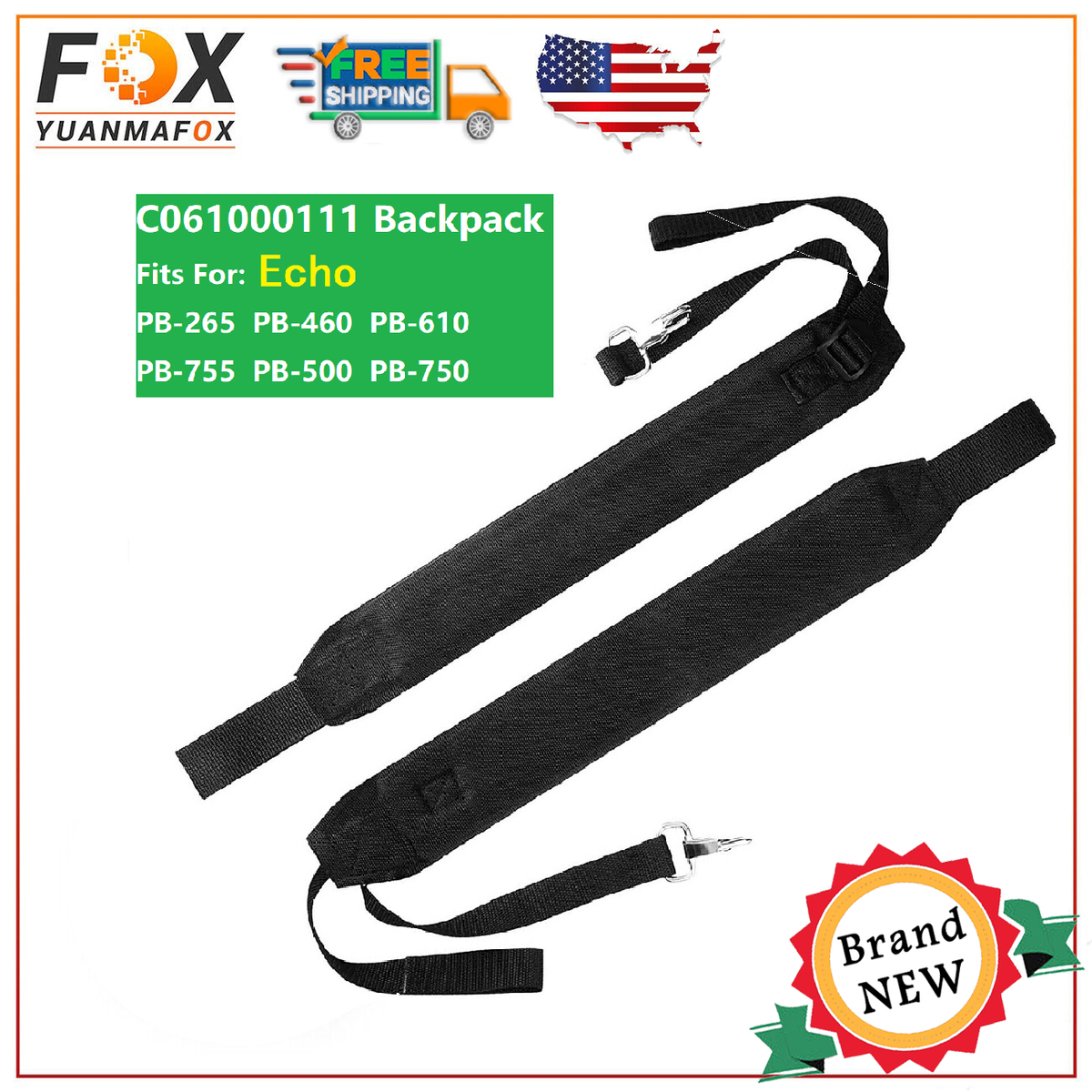 2*Backpack Blower Straps For Echo PB265 PB460 PB610 PB750 PB755 
