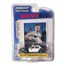 GREENLIGHT 1998 Ford Crown Victoria Chase Interceptor Hollywood Reno 911 2022