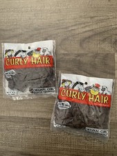Curly Hair One and Only Creations Dark Brown Curly Hair 03-900 Lot Of 2 New