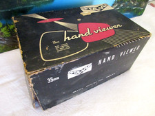 Vintage Opta-Vue 35mm Hand Viewer "Cat. 105" Optics Mfg. Corp. In Original Box