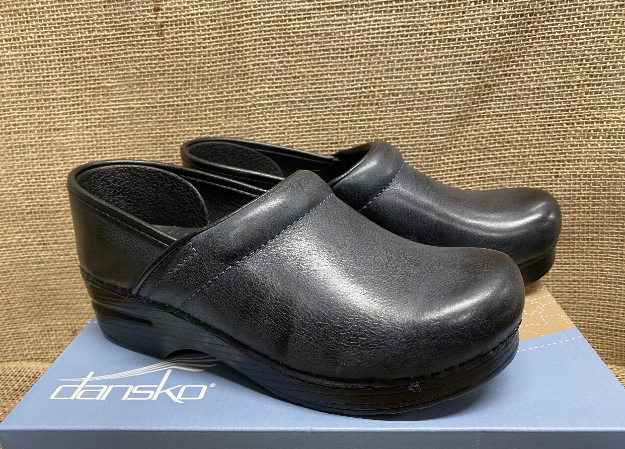 dansko navy shoes