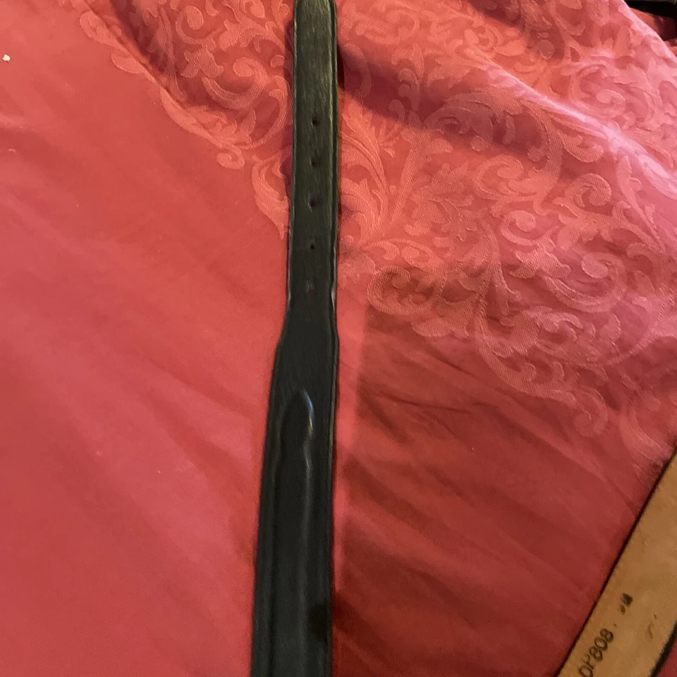 Cinturón de cuero Dan Post negro talla 30 Foto 3 de 4