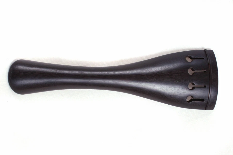 1Pcs 3/4 Upright Double Bass Ebony wood Tailpiece+Tail Gut Bass Accessories - Image 4 of 4