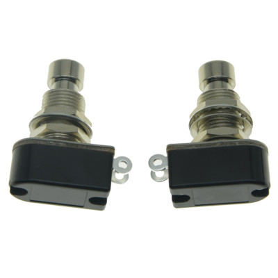 2pcs 2-Pin SPST Momentary Push Button Guitar Effect Pedal Foot Switch OFF(ON)