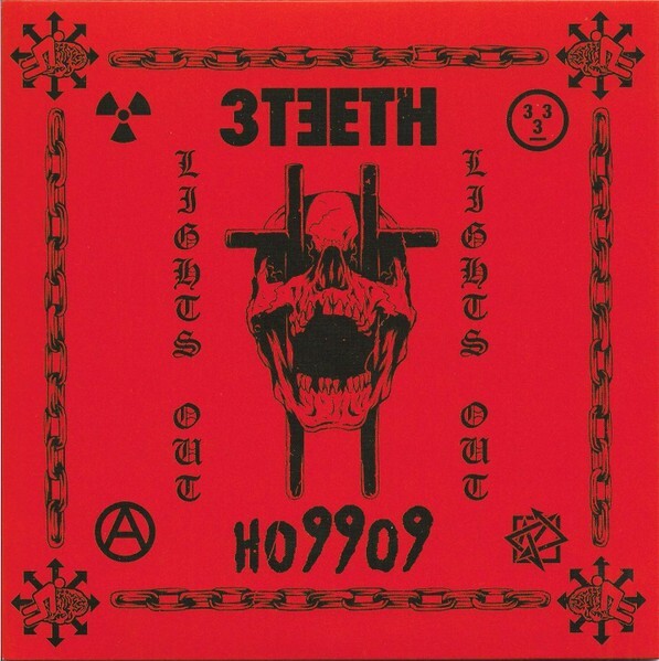 3TEETH HO99O9 Lights Out 7インチレコード バンダナ HO99O9 X 3TEETH TIMES UP LIGHTS OUT 7INCH VINYL WITH BANDANA