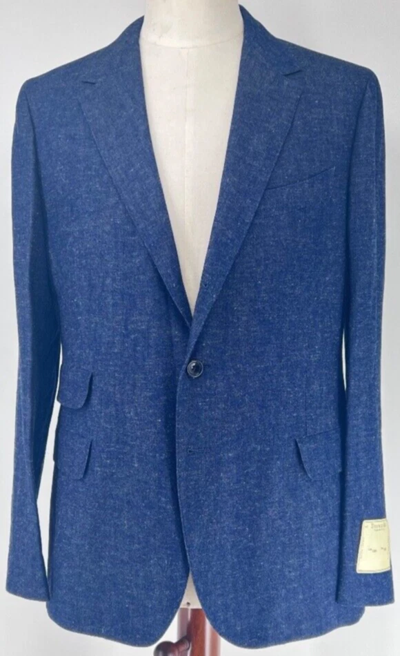 NWT Ralph Lauren Double RL RRL Blue Denim Blazer Made in Italy
