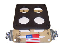 Carburetor intake spacer gaskets studs .5" Fits Holley 4500 Dominator USA made