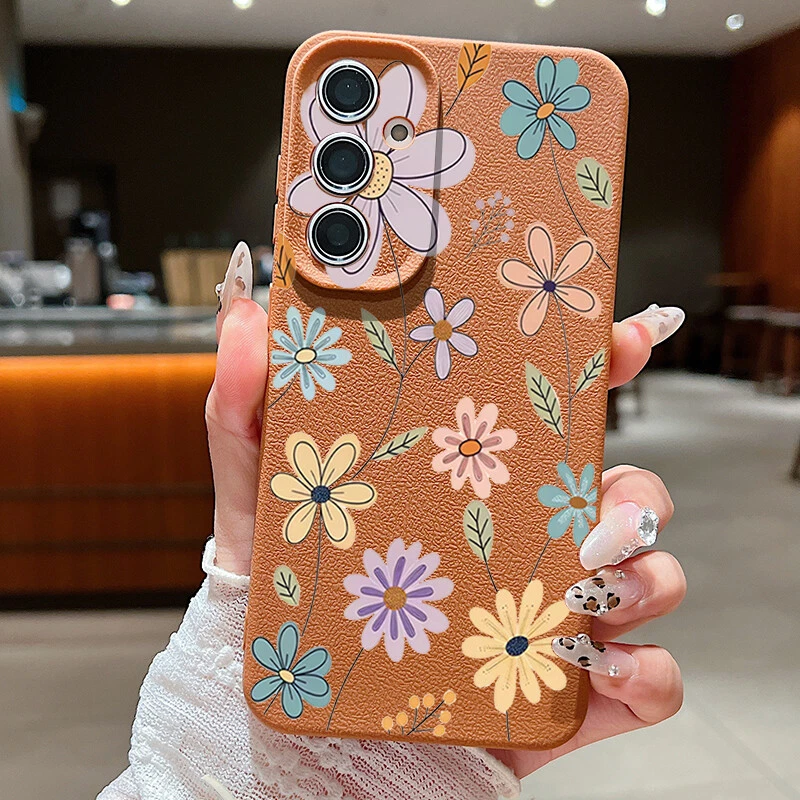 Shockproof Soft Flower Phone Case for Samsung A16 A56 A36 A55 A15 A25 A54