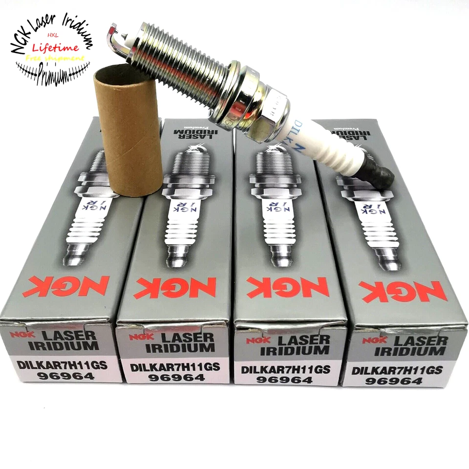 4x bujías láser de iridio NGK 96964 para Acura ILX 2016-22 TLX 2015-20 2,4 L L L4 Foto 2 de 2