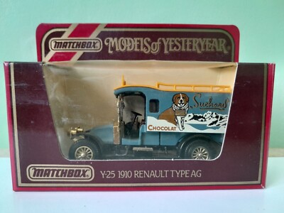Y25 Matchbox Models of Yesteryear 1910 Renault Type AG Suchard Chocolat