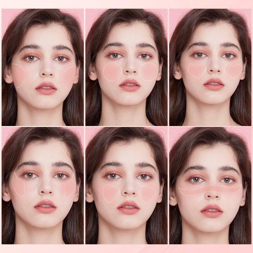 FOCALLURE Silky Cream Liquid BlushLeaving a Matte Dewy Makeup LookEasy to App... - Picture 6 of 6