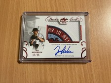 2016 Leaf Trinity Atlanta Braves Ian Anderson Patch AUTOGRAPH SP /25 HOT!!!
