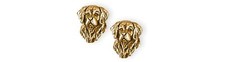 Golden Retriever Jewelry 14k Gold Handmade Golden Retriever Earrings  GRT2H-EG