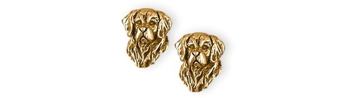 Golden Retriever Jewelry 14k Gold Handmade Golden Retriever Earrings  GRT2H-EG - 第 1/2 張圖片