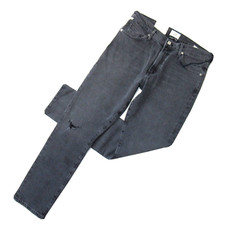 NWT Citizens Of Humanity Skyla in Covert Gray Distressed Cigarette Jeans 26