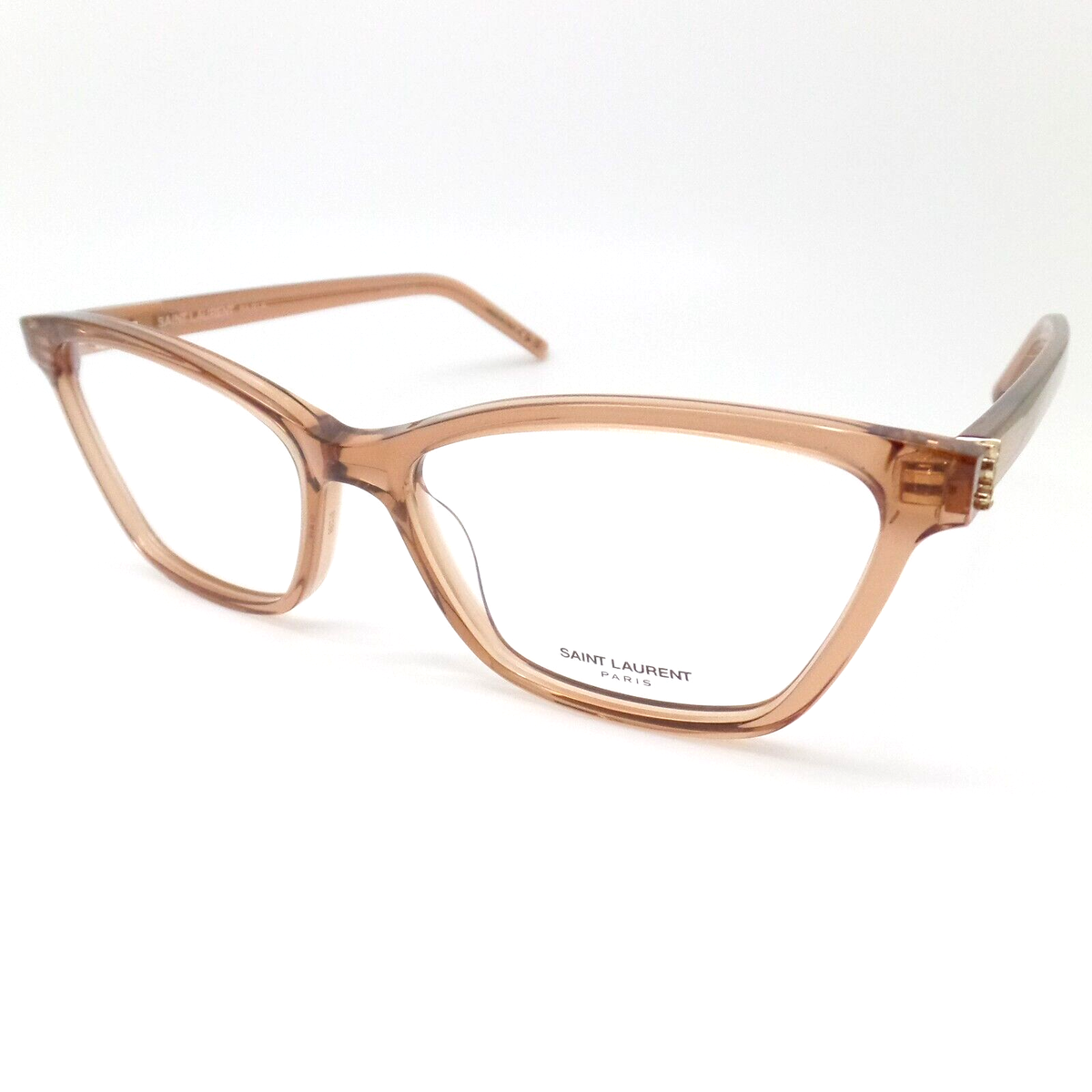 Saint Laurent SL m128 012 56mm Crystal Brown New Eyeglasses Frames