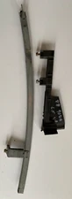 Window Guide Rail and Bracket inside LEFT FRONT door. Saab 9000 1986 to 1998.