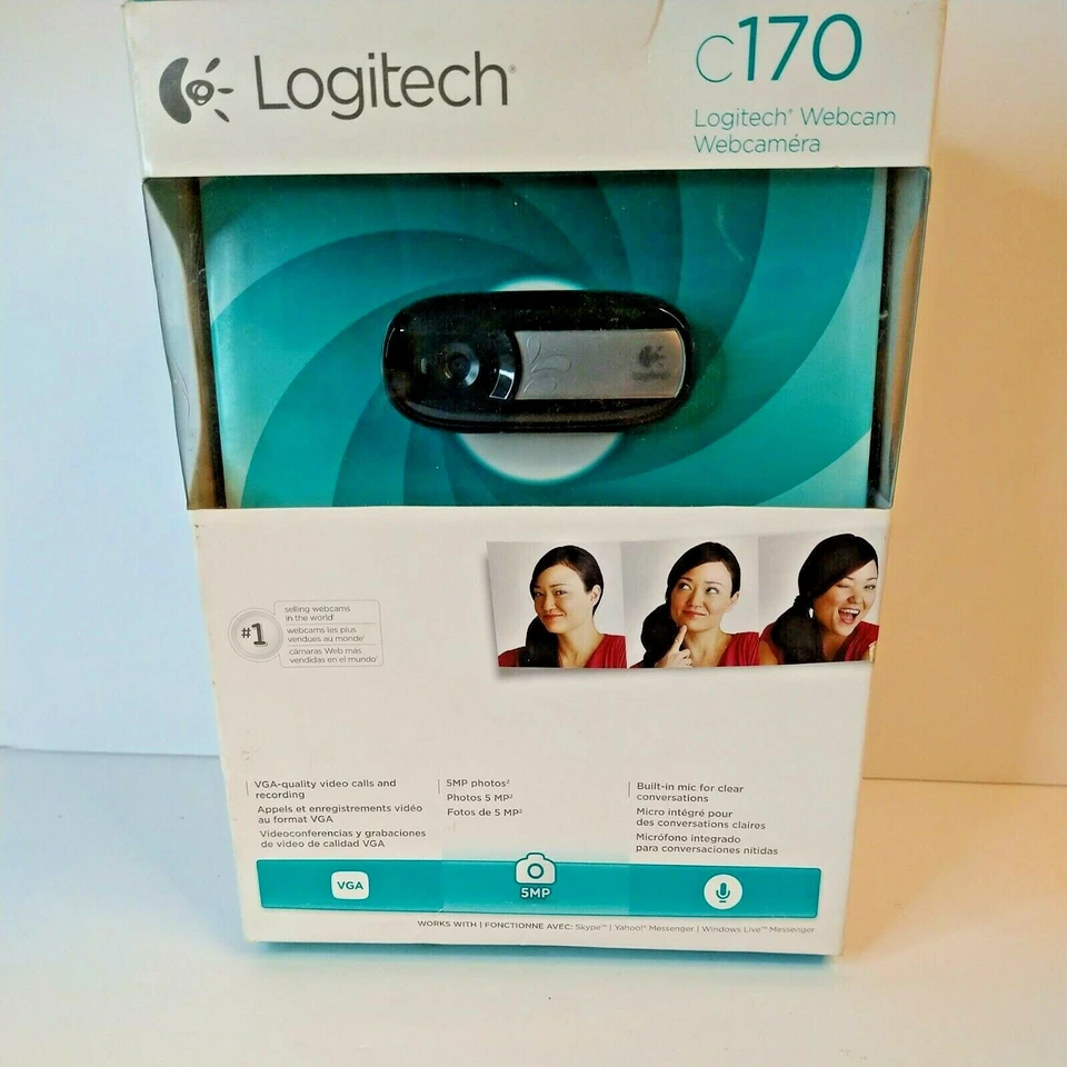 Logitech C170 Web Cam - Black - Image 2 of 3
