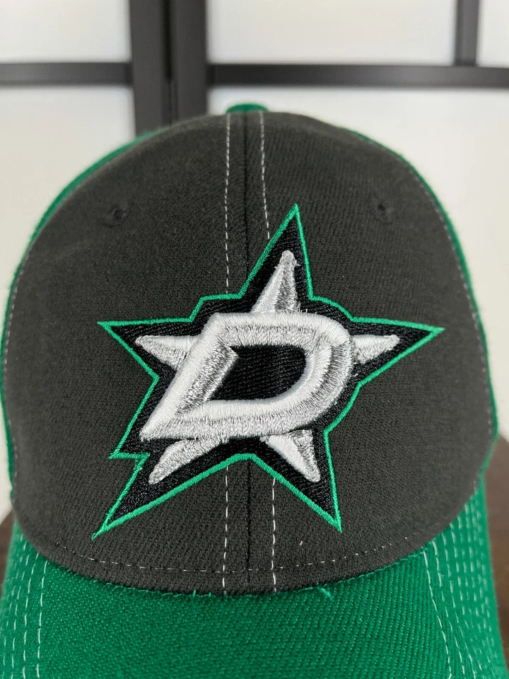 Dallas Stars Hat Cap Fitted Adult One Size Green NHL Stretch Acrylic Span Zephyr - Image 2 of 4