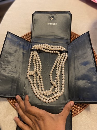 tiffany co pearl necklace | eBay