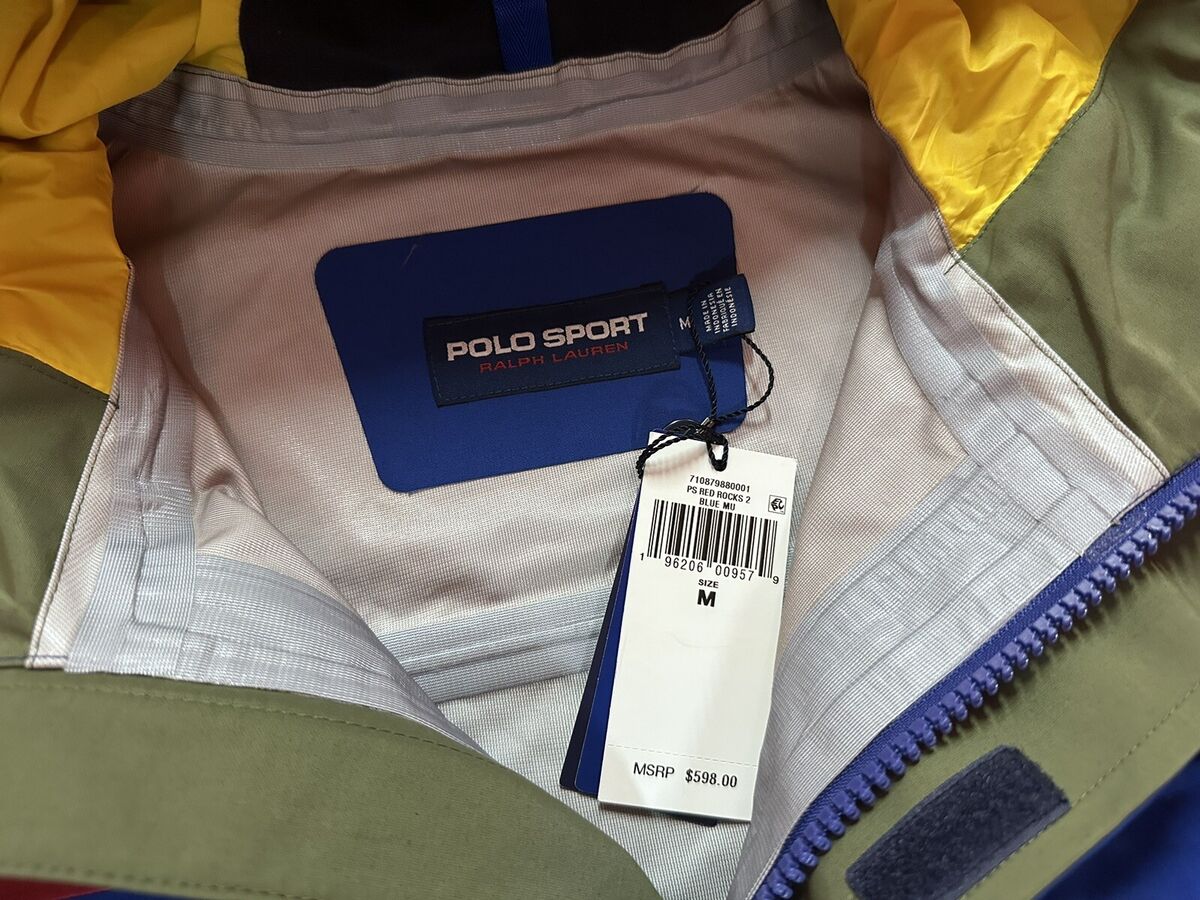 POLO RALPH LAUREN SPORT UTILITY 2 LAYER JACKET WATERPROOF HI POLO RALPH LAUREN SPORT UTILITY 2 LAYER JACKET WATERPROOF HI