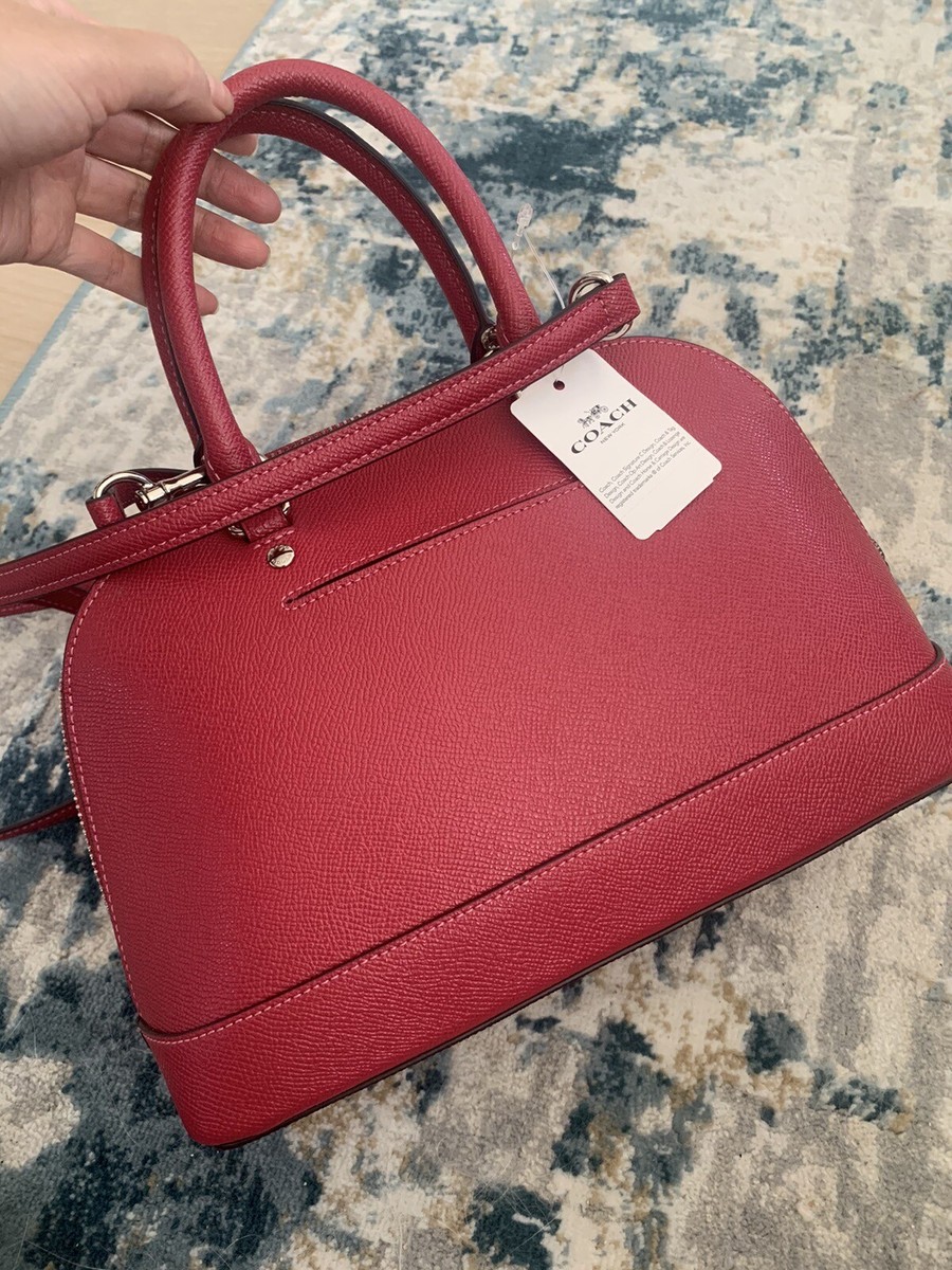 NWT COACH F27591 MINI SIERRA SATCHEL/CROSSBODY BAG Hot Pink