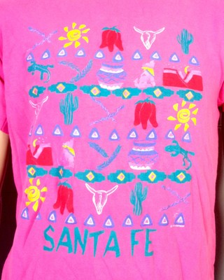 Vintage 80s 90s sola puntada rosa 