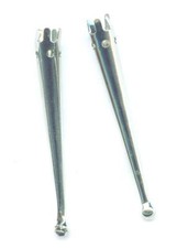 1 Paar Bolotie Spitzen Bolo Tie Tips lang Western Cowboy USA