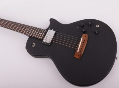 Silent travel electric acoustic guitar portable built in effect headphone