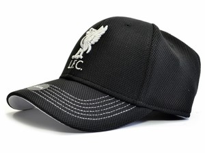 black liverpool baseball cap