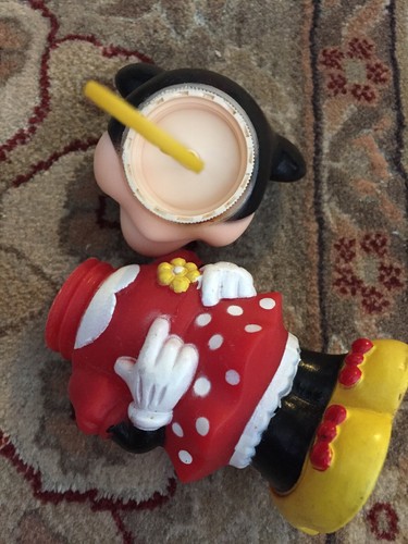1986 Walt Disney Tootsietoy Minnie Mouse komplett mit Seifenblasenstab SCHÖNE FORM - Bild 10 von 12