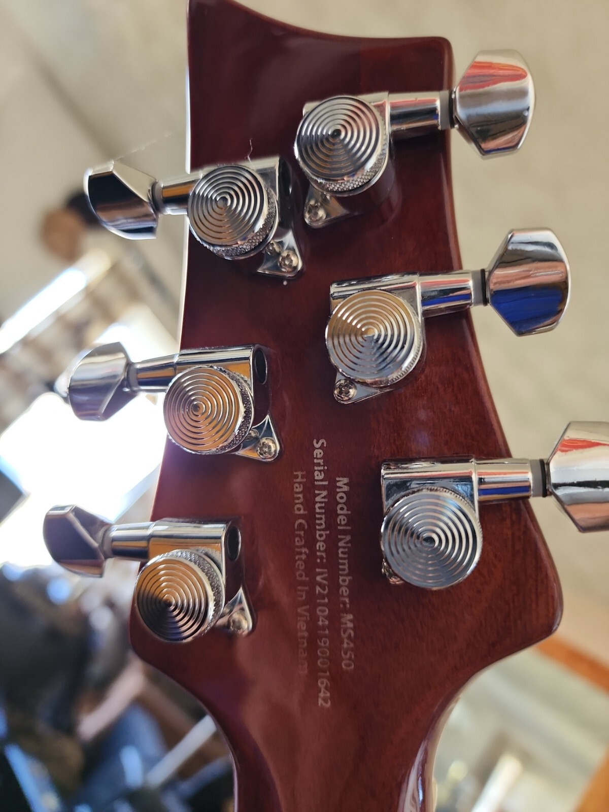 Mitchell MS450 Modern SingleCut Electric Guitar Sunset Burst Coil