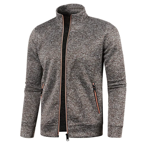 Para Hombres Tejido Cremallera Suéter Cárdigan Jersey Prendas para el torso Sudadera Chaqueta Abrigo Prendas de abrigo Reino Unido - Imagen 24 de 30