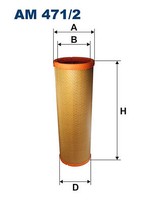 Filtron AM471/2 Luftfilter FüR RVI Kerax Premium 2 Volvo FE