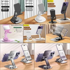 360° Rotating Lazy Stand Holder Metal Bracket Angle Adjustable Desktop Stand