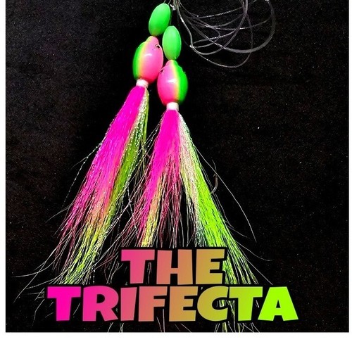 Fishing Teaser Floating Bucktail Terminal Tackle Hi Lo 6 Pack Flies Rig Your Own - Picture 14 of 18