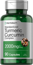 Turmeric Curcumin with Black Pepper 2000Mg 90 Capsules Bioperine NonGmo Horbaach